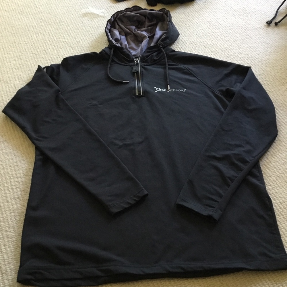 Orangetheory Black Pullover Hoodie Jacket